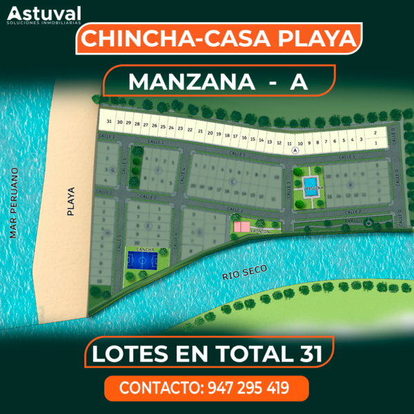 LOTES PARA CASAS DE PLAYA - MANZANA A