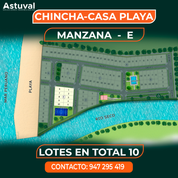 LOTES PARA CASAS DE PLAYA - MANZANA E
