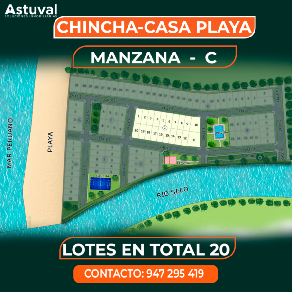 LOTES PARA CASAS DE PLAYA - MANZANA C
